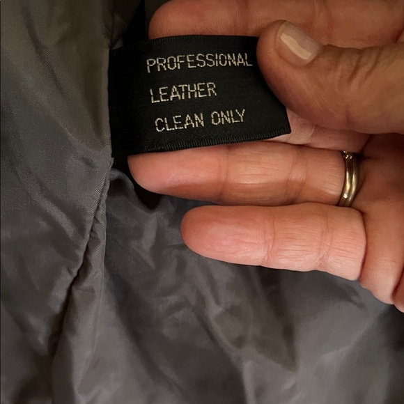 Vintage Wilsons LeatherJacket /dark gray - Picture 4 of 9